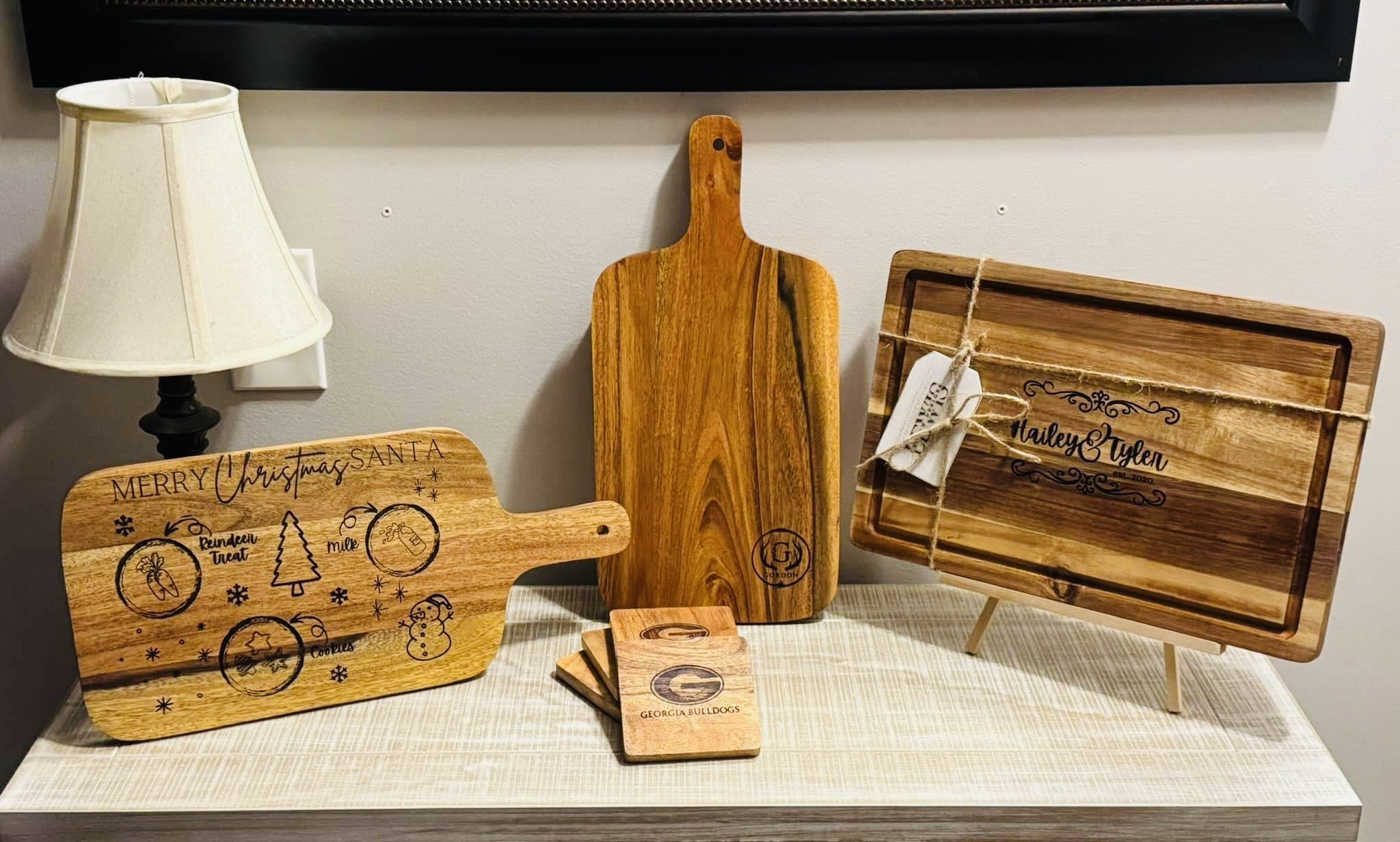 Laser Engraved Wooden Cutting Board