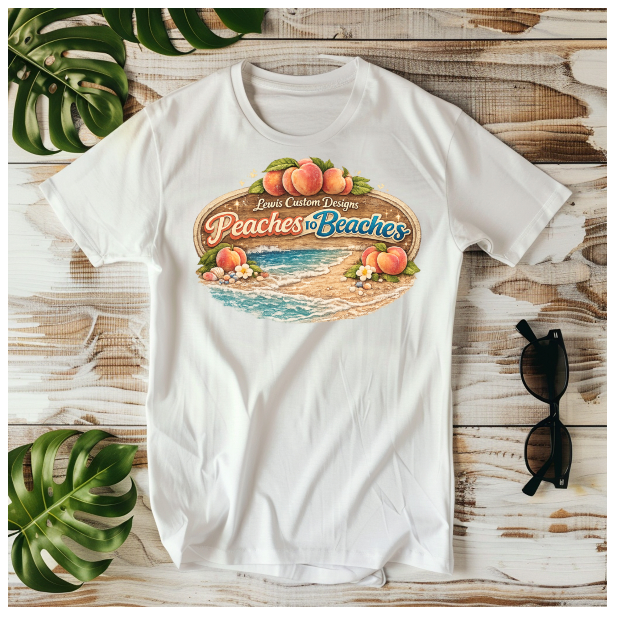 Peaches to Beaches Coastal T-Shirt