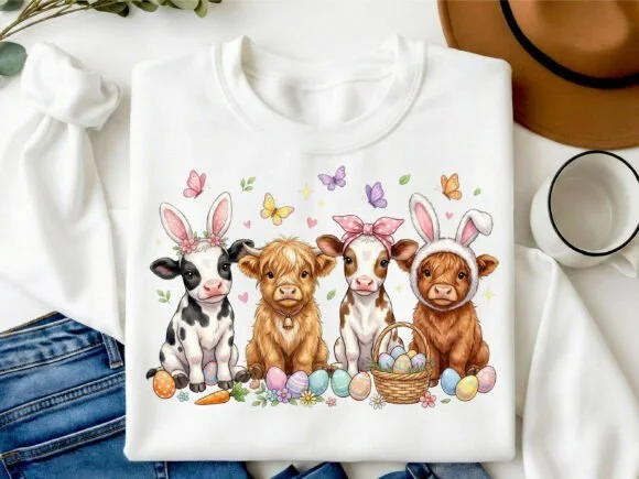 Adorable Easter Farm Animals T-Shirt