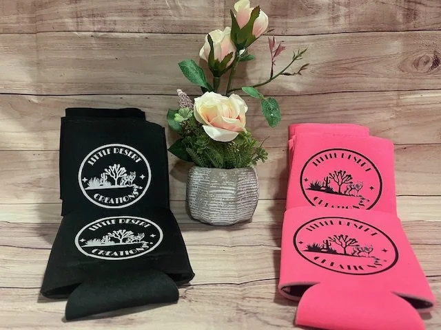 Koosies made for a business