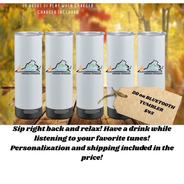 Virginia Voyagers 20oz Bluetooth Tumbler