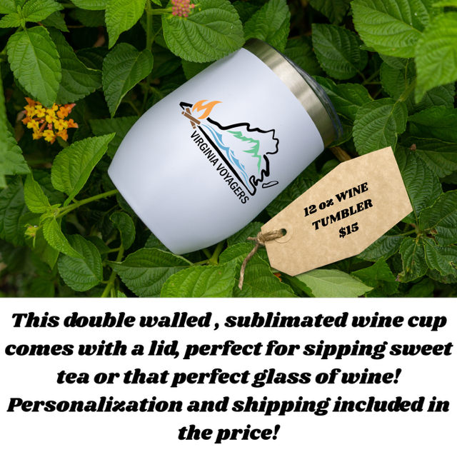Virginia Voyagers 12oz Wine Cup