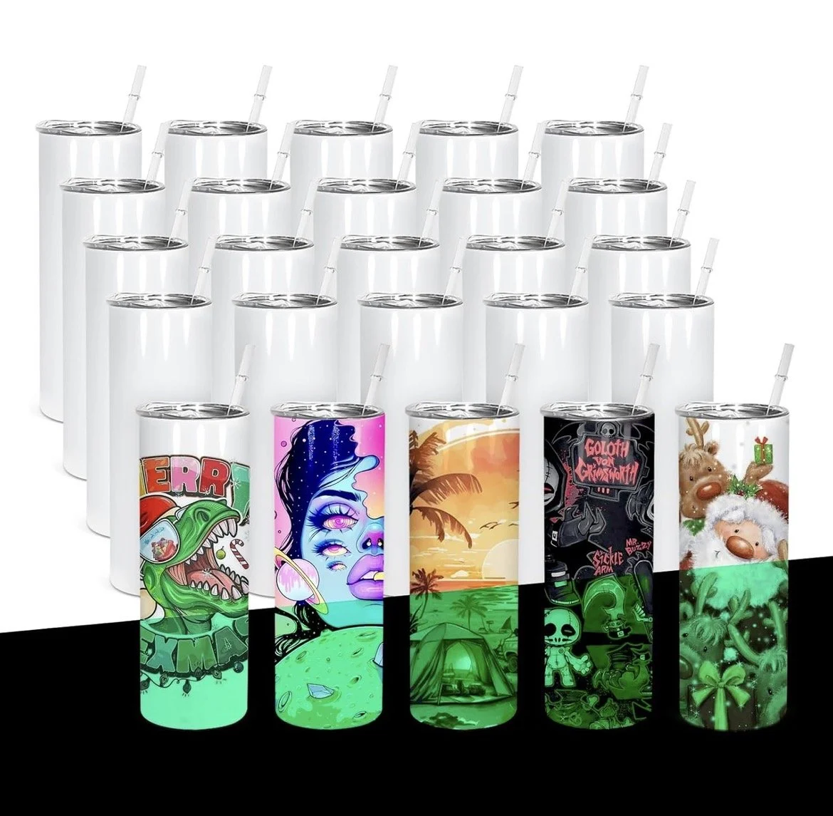 Glow in the Dark Tumblers