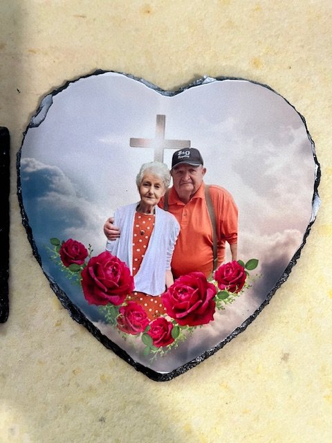 This slate was made for a customer whom lost a loved one.