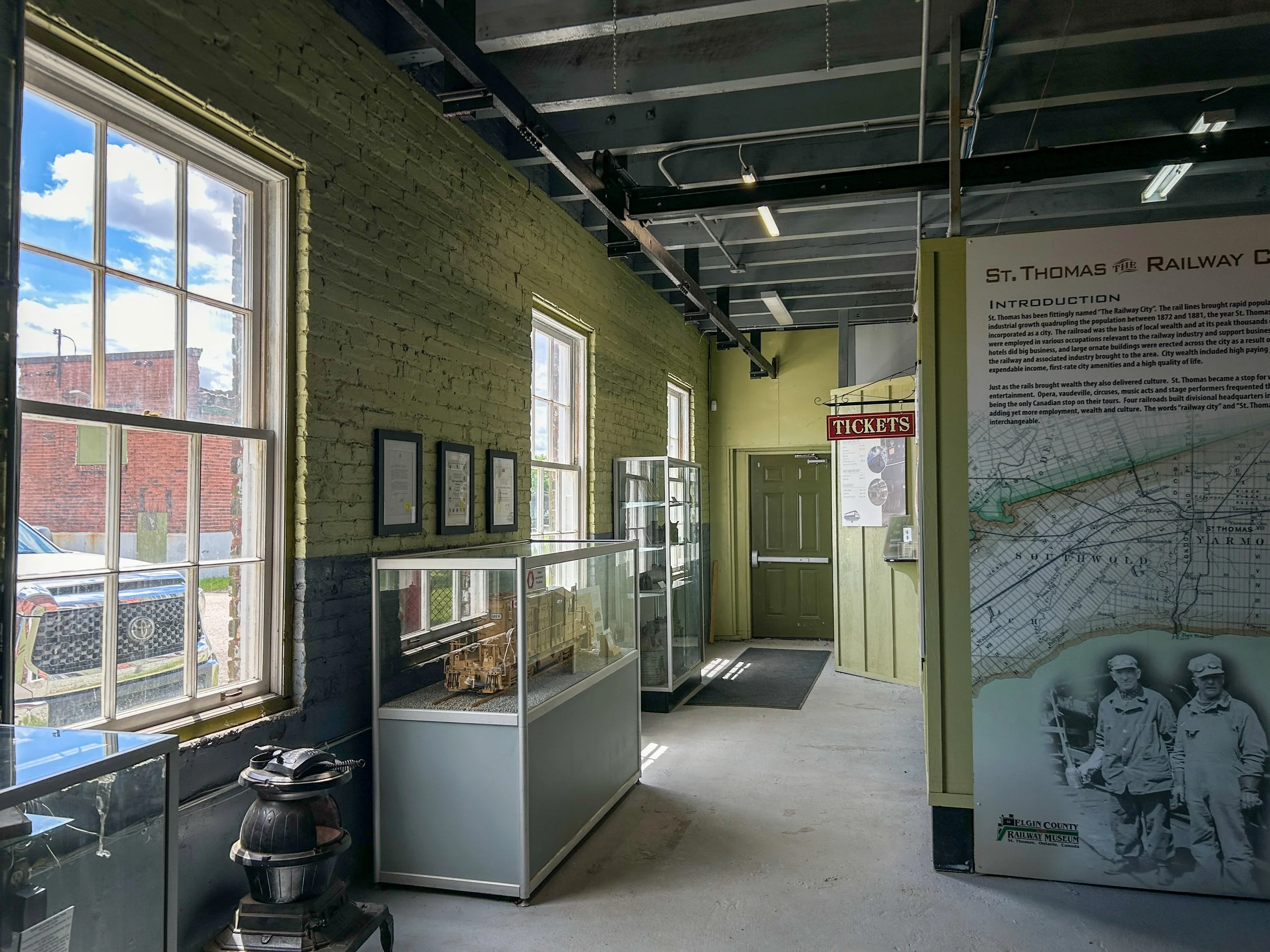 The Railway City exhibit at the Elgin County Railway Museum