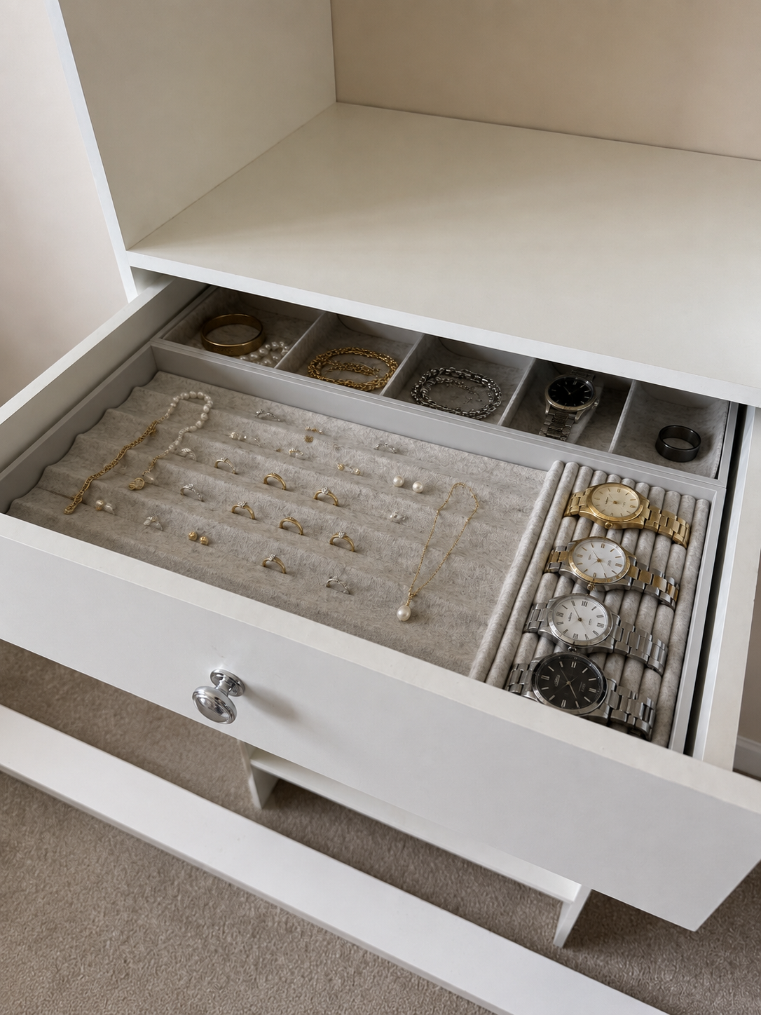 Wardrobe interior storage