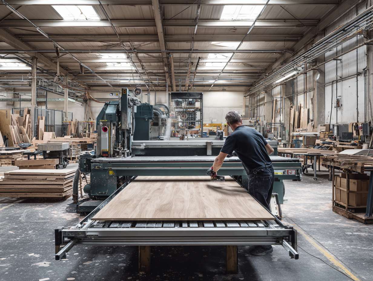 Wardrobes manufactured in Mountain Ash workshop