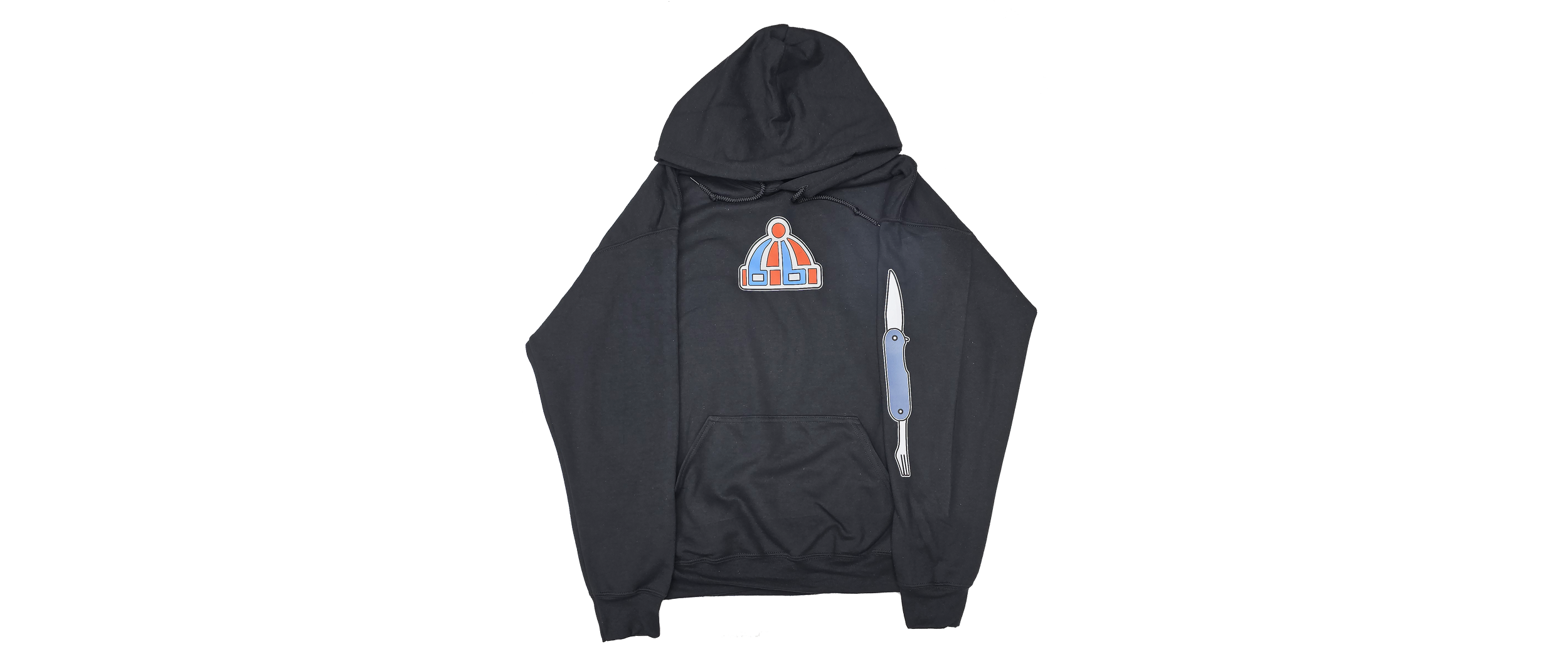 Hooded Sweatshirt - Black