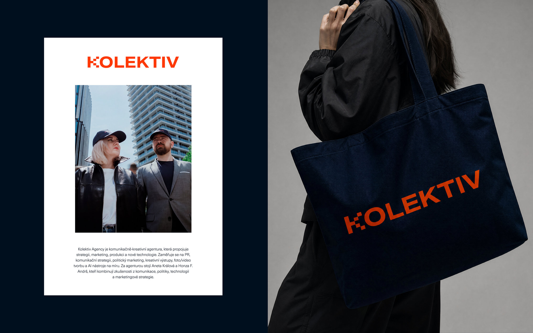 Kolektiv Agency – vizuální identita a web | Miloš Frič