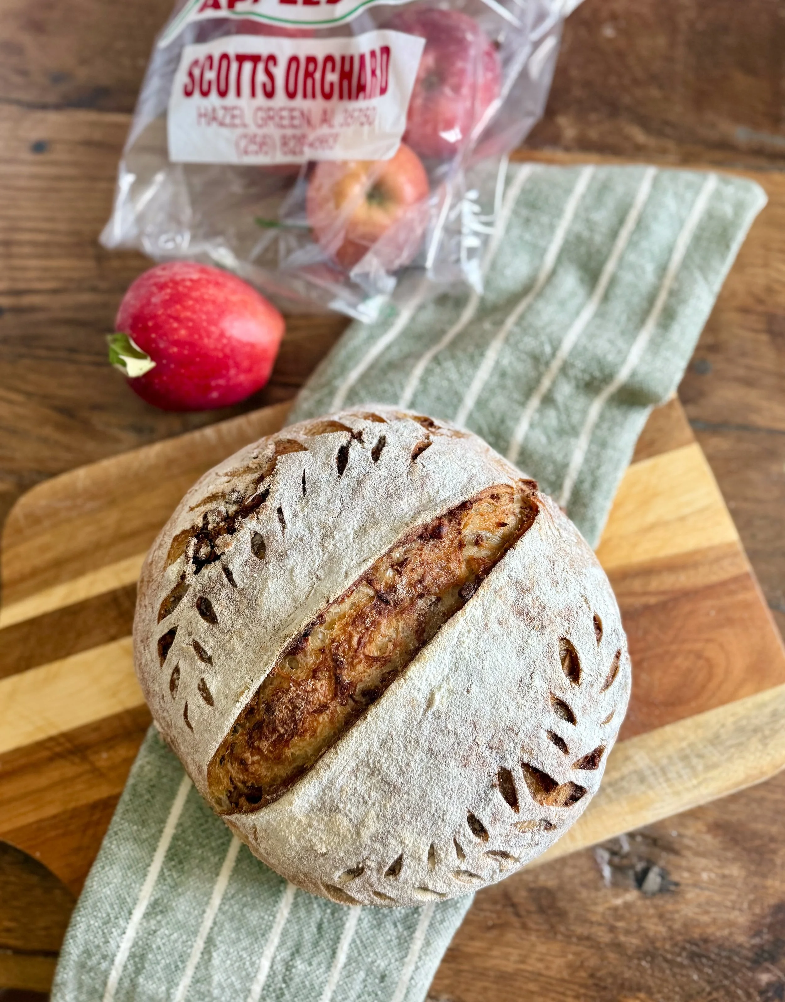 Spiced Apple Walnut Sourdough (with the Best Next-Day French Toast)