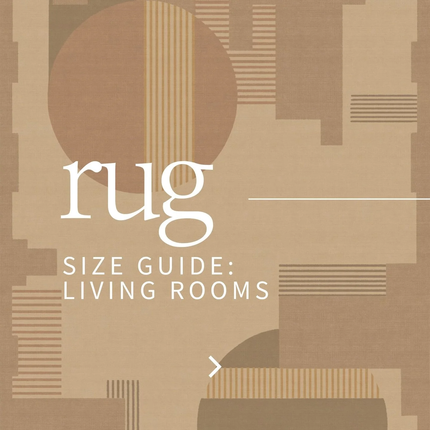 Living room rug size 101 👩&zwj;🏫

You will still want to leave a good walking space around the perimeter of the rug, but I always say to go for the largest rug that space allows! 

I&rsquo;ve found that 5&rsquo;x8&rsquo; is too small for most livin