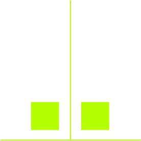 Line graph comparing two data sets with green squares as data points.