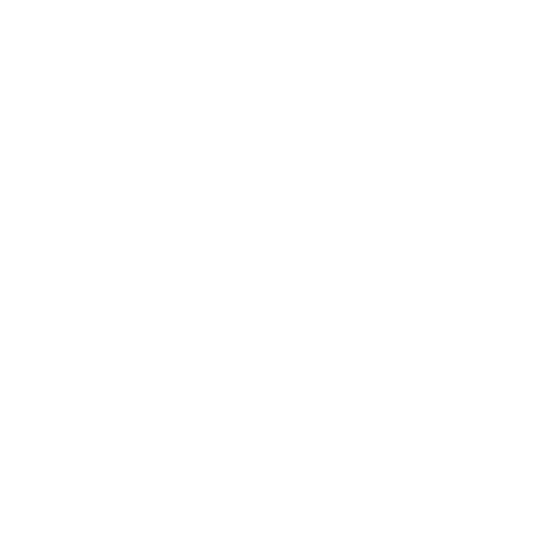 A black and white drawing of a mountain landscape with trees and a winding river.