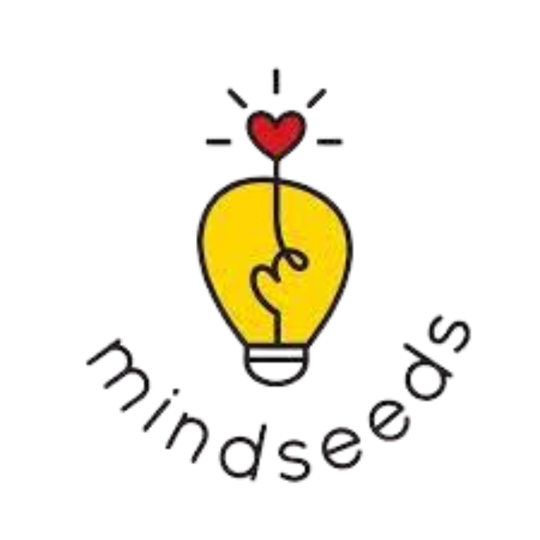 A logo featuring a yellow lightbulb with a red heart inside the filament, and the words 'Find your purpose' written below.