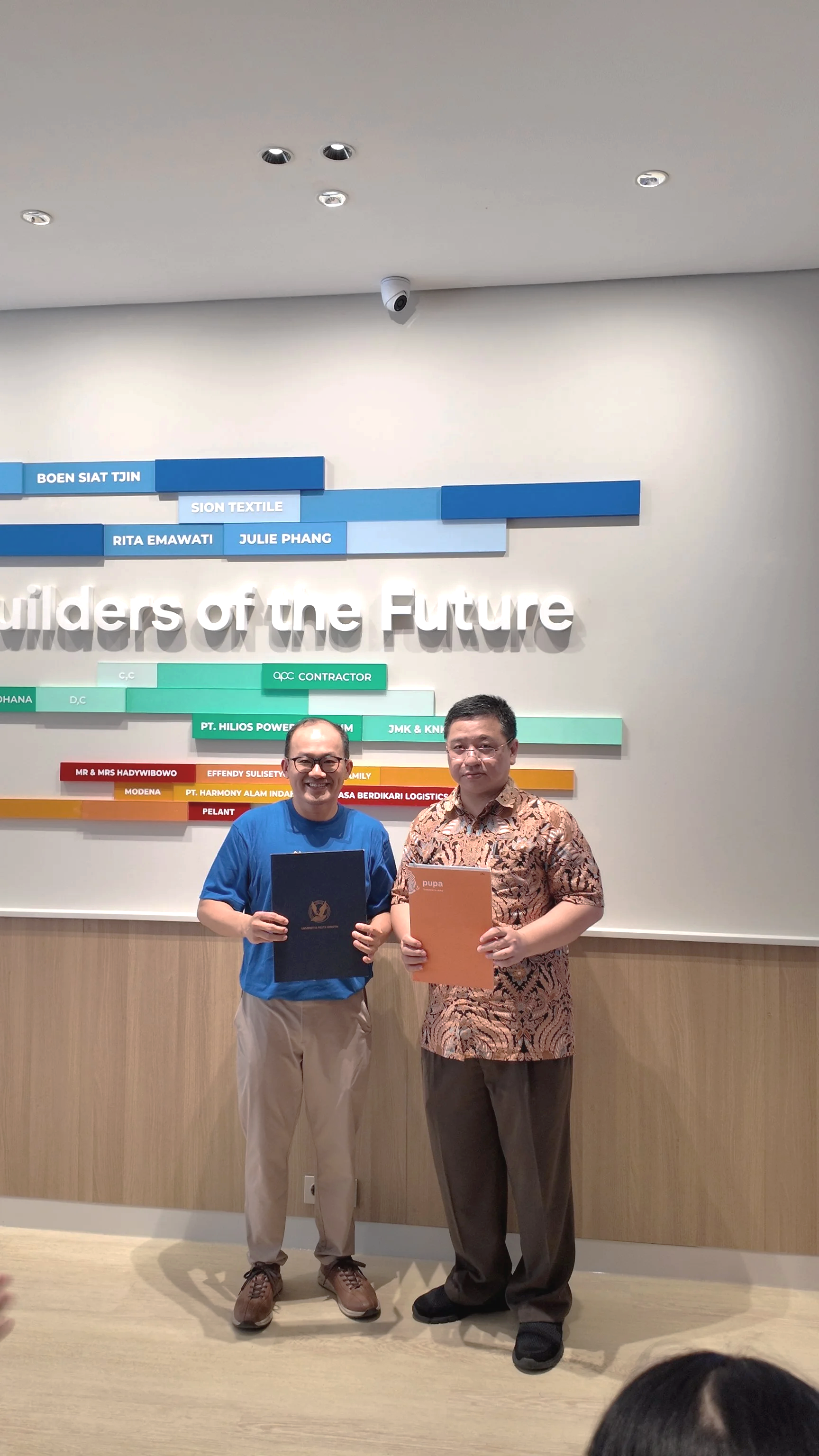 A collaborative milestone at PUPA Center, highlighting partnership and institutional support for inclusive learning initiatives.