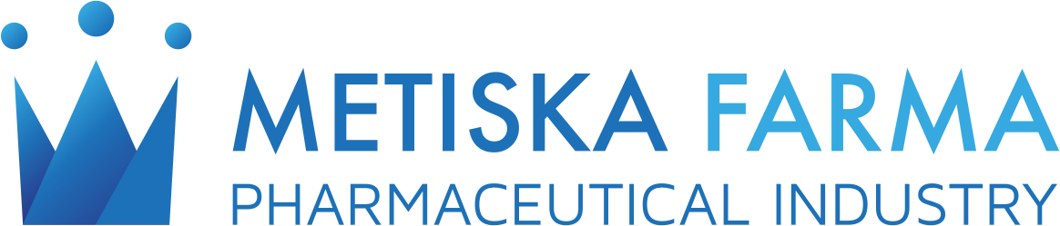 Logo with stylized blue letters and graphics.