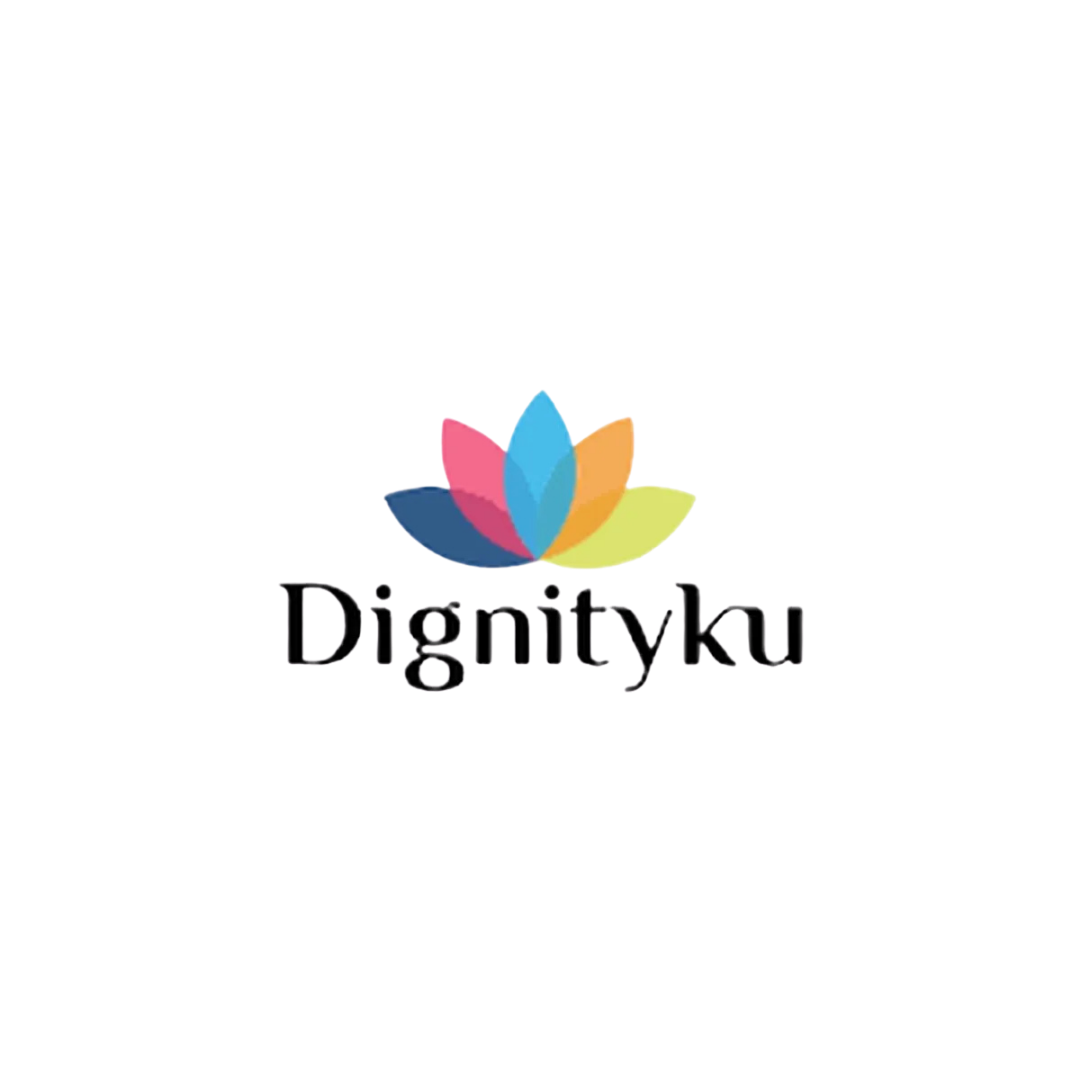 Colorful lotus flower logo with the text 'Digiyimku' below it.