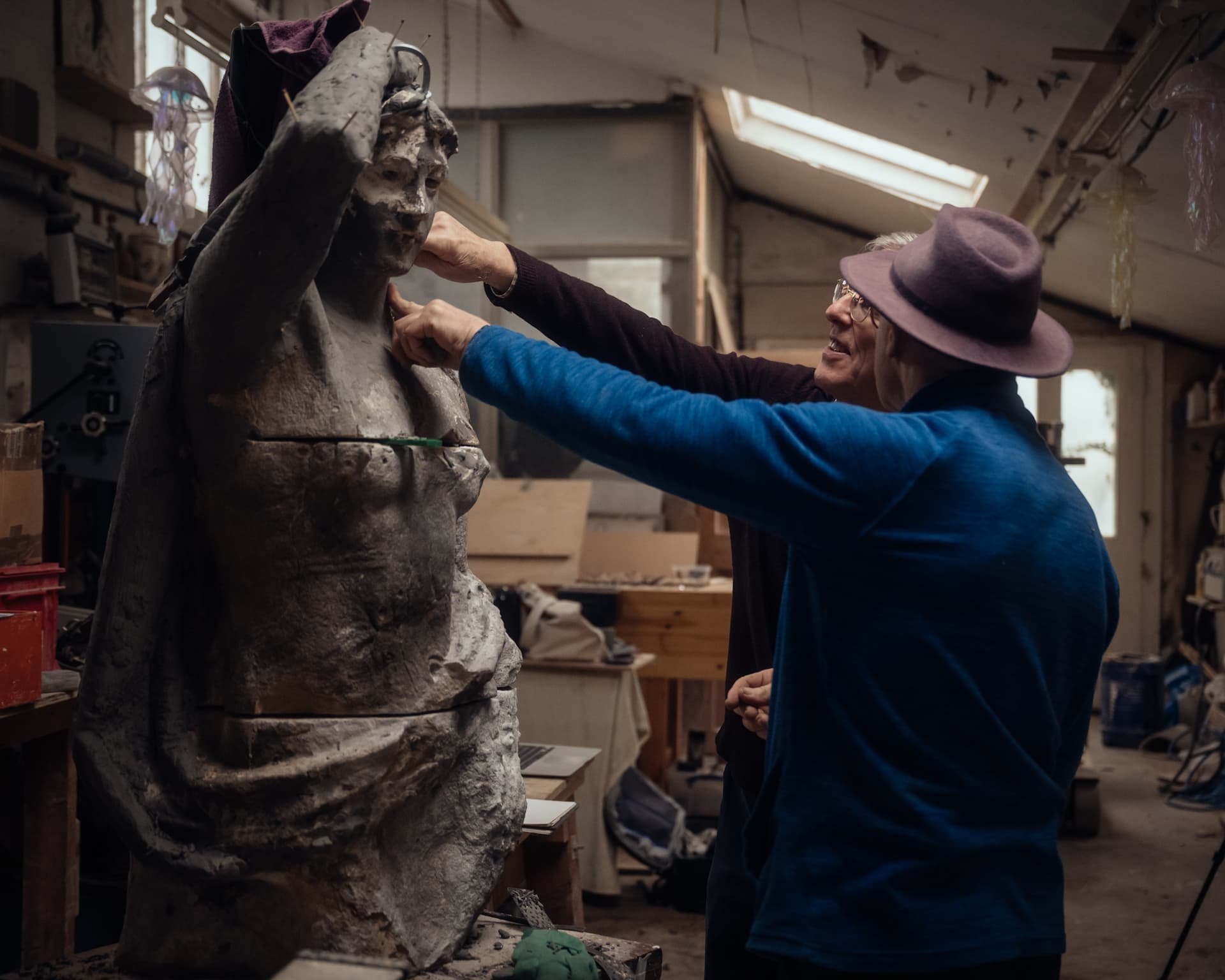Figurative stone sculpture © Photo by Jim Stephenson 