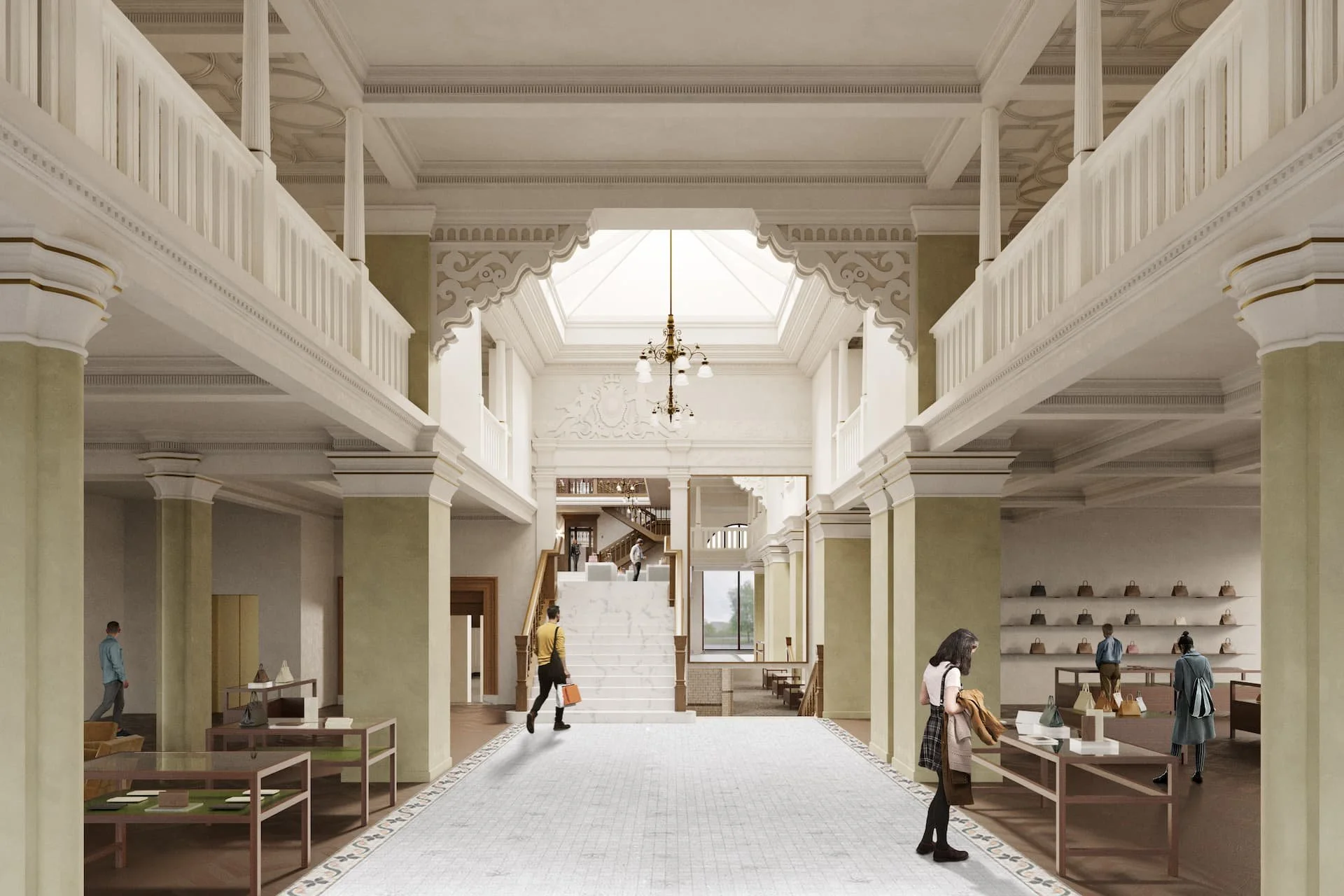 Reinstated mezzanine gallery entrance
© David Chipperfield Architects
