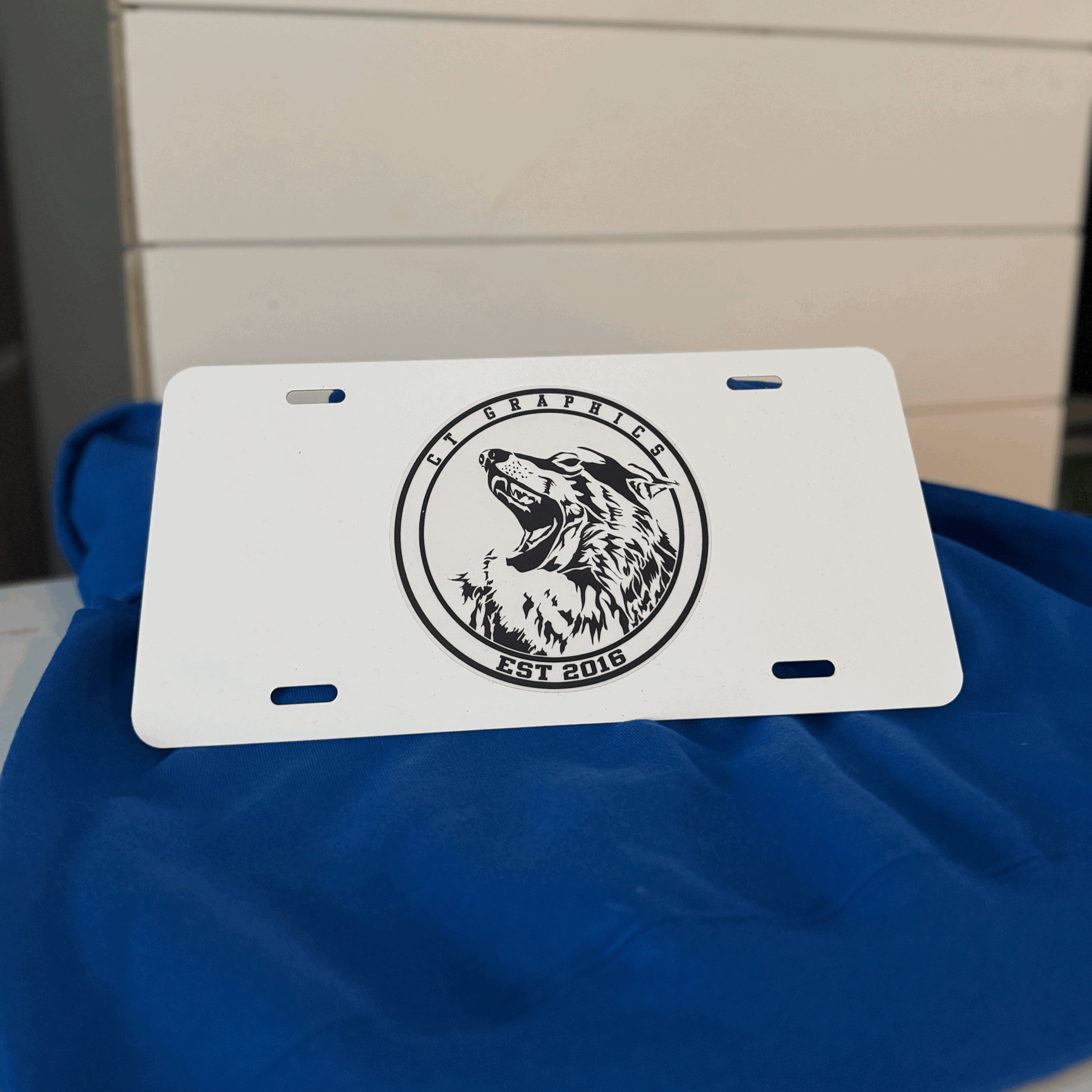 CT Graphics License Plate