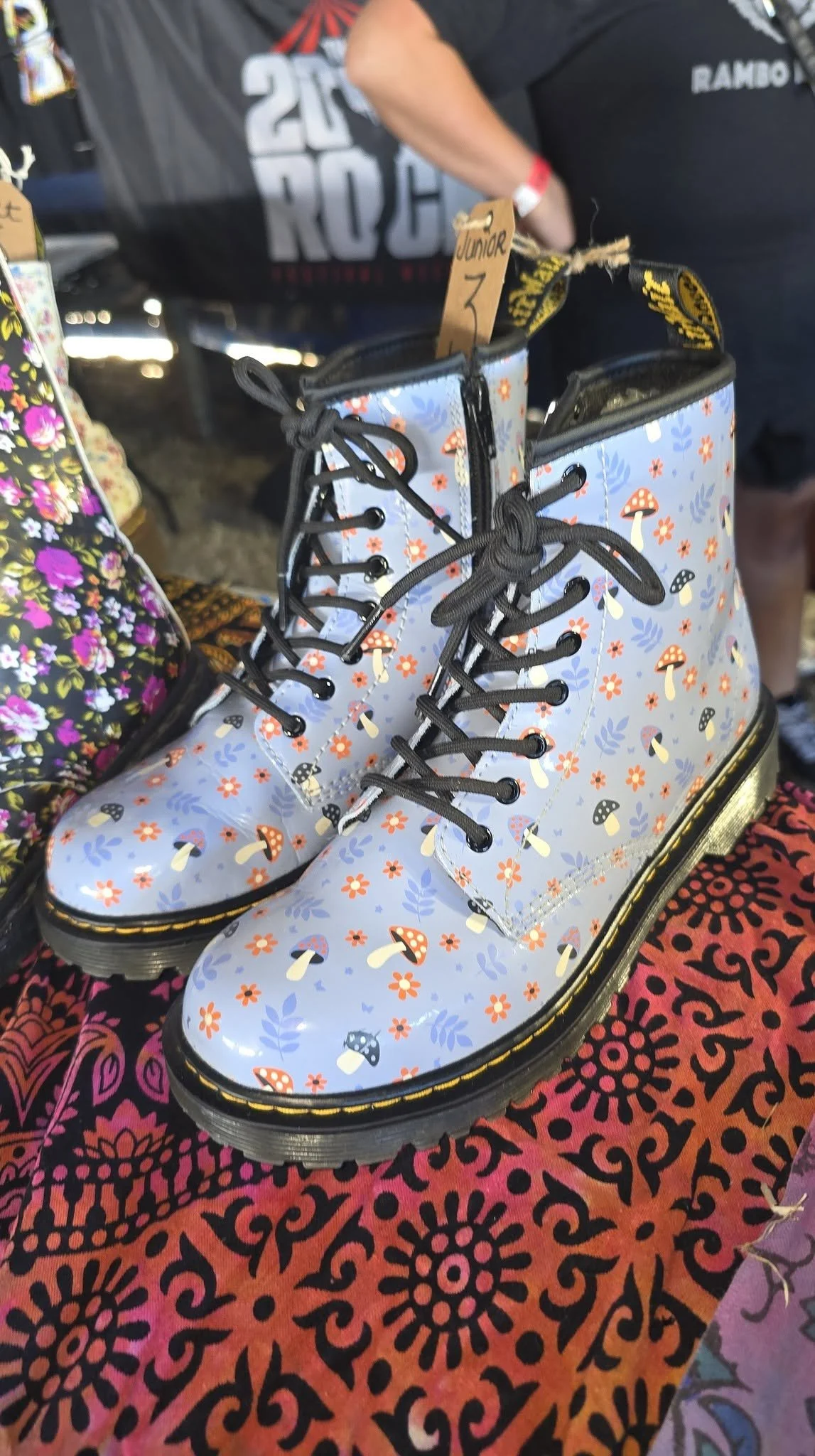 Blue boots