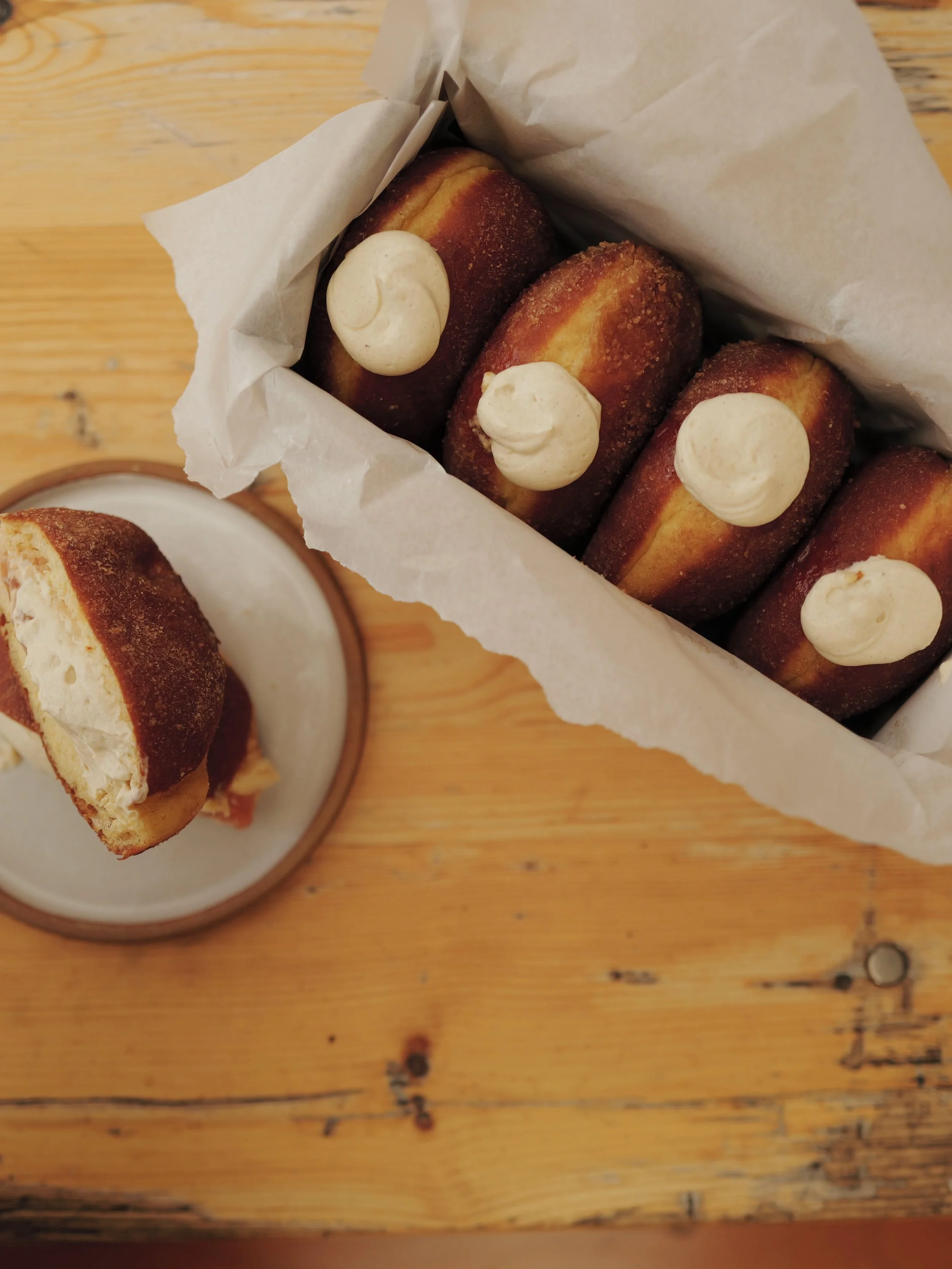 cream filled buns