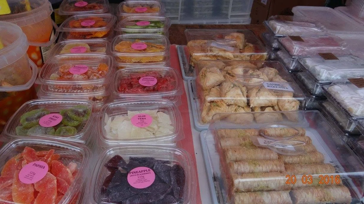 Various Med sweets and pastries