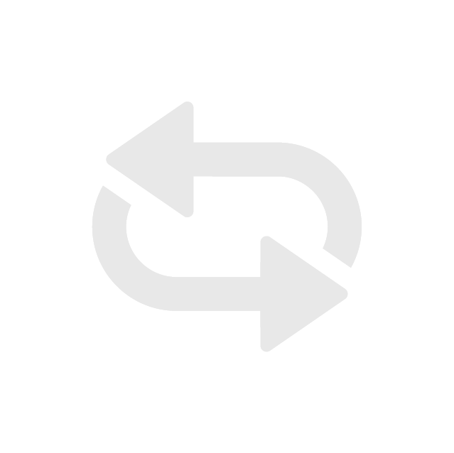 Two white arrows forming a loop, pointing left and right, indicating a refresh or synchronization symbol.