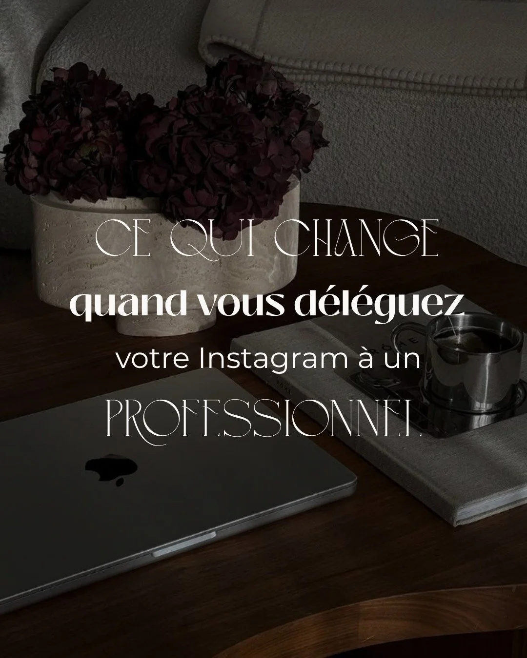 Le plus grand luxe d'un chef d'entreprise : ne pas avoir &agrave; penser &agrave; son Instagram.

Pas parce que ce n'est pas important &mdash; justement parce que c'est trop important pour &ecirc;tre b&acirc;cl&eacute; entre deux r&eacute;unions.

C'