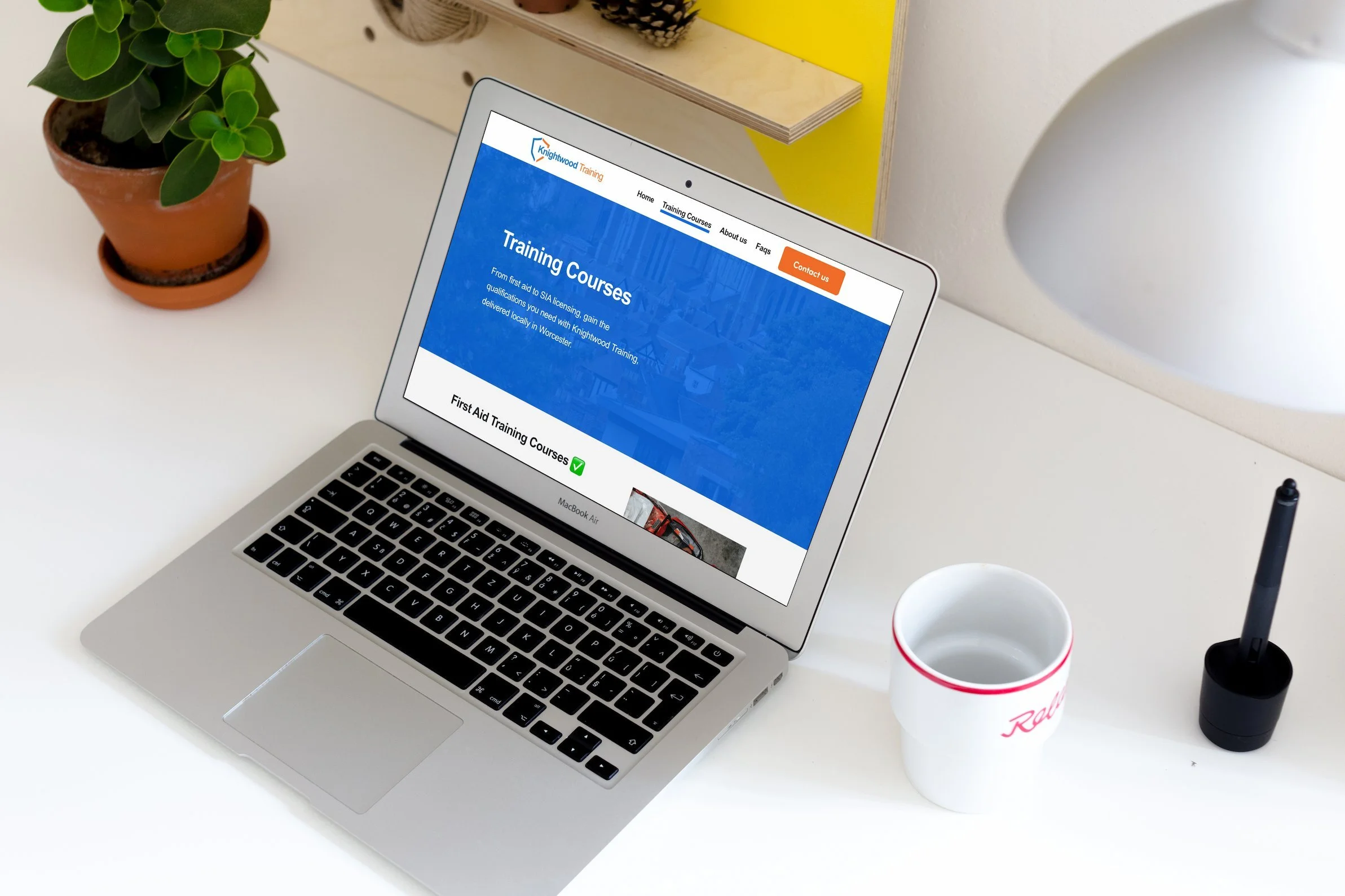 Professional Services Web Design For Knightwood Training