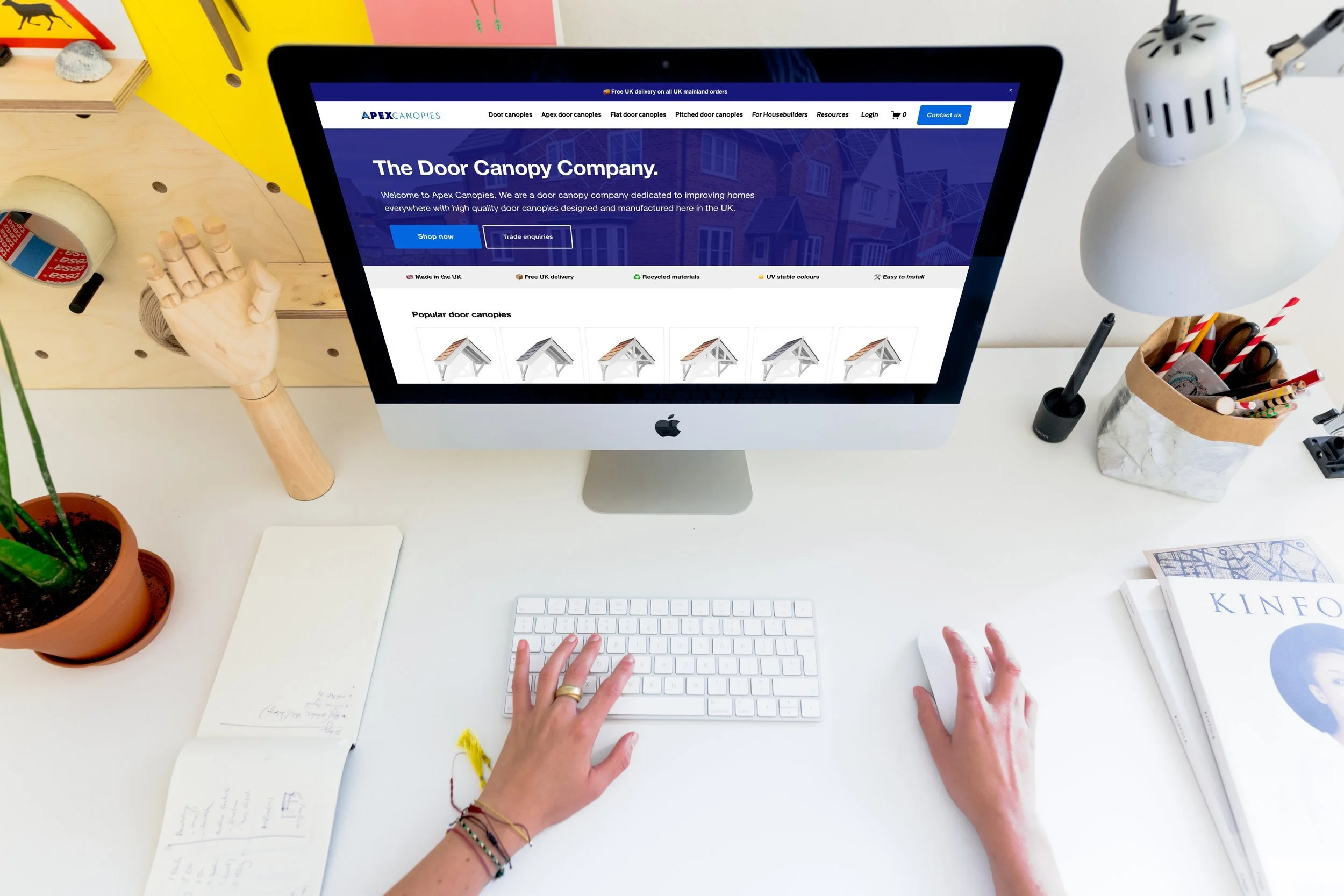 Ecommerce Website Design For Apex Canopies