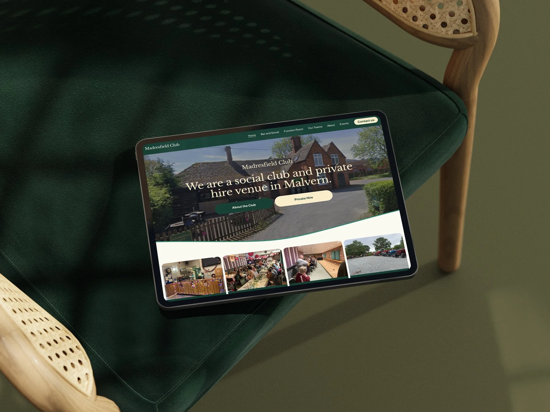 New website launched for Madresfield Club