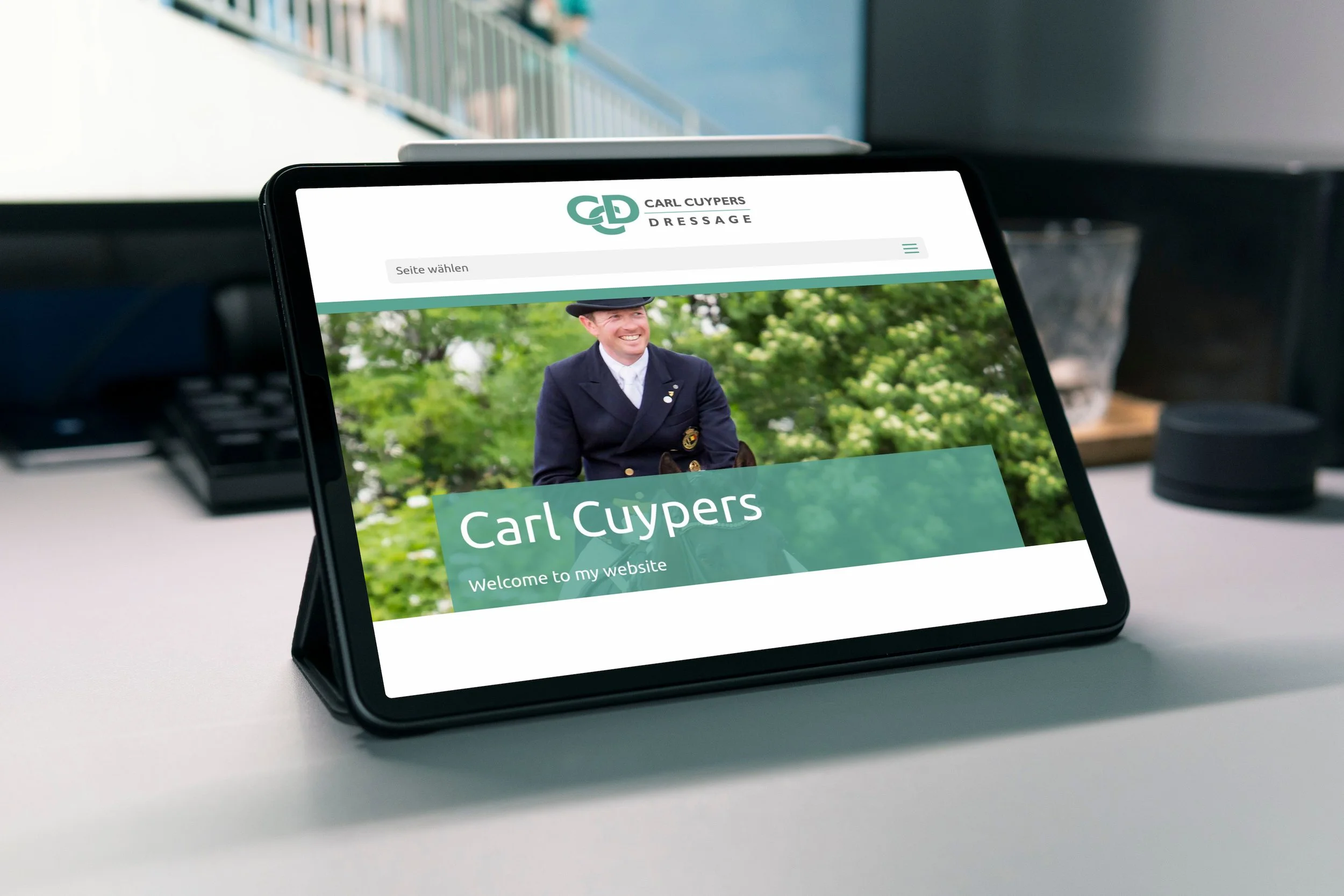 Professional Services Web Design For Carl Cupyers Dressage