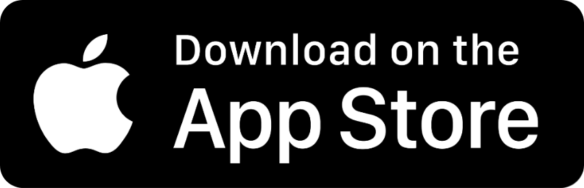 Black button with the Apple logo and text promoting downloading from the App Store.