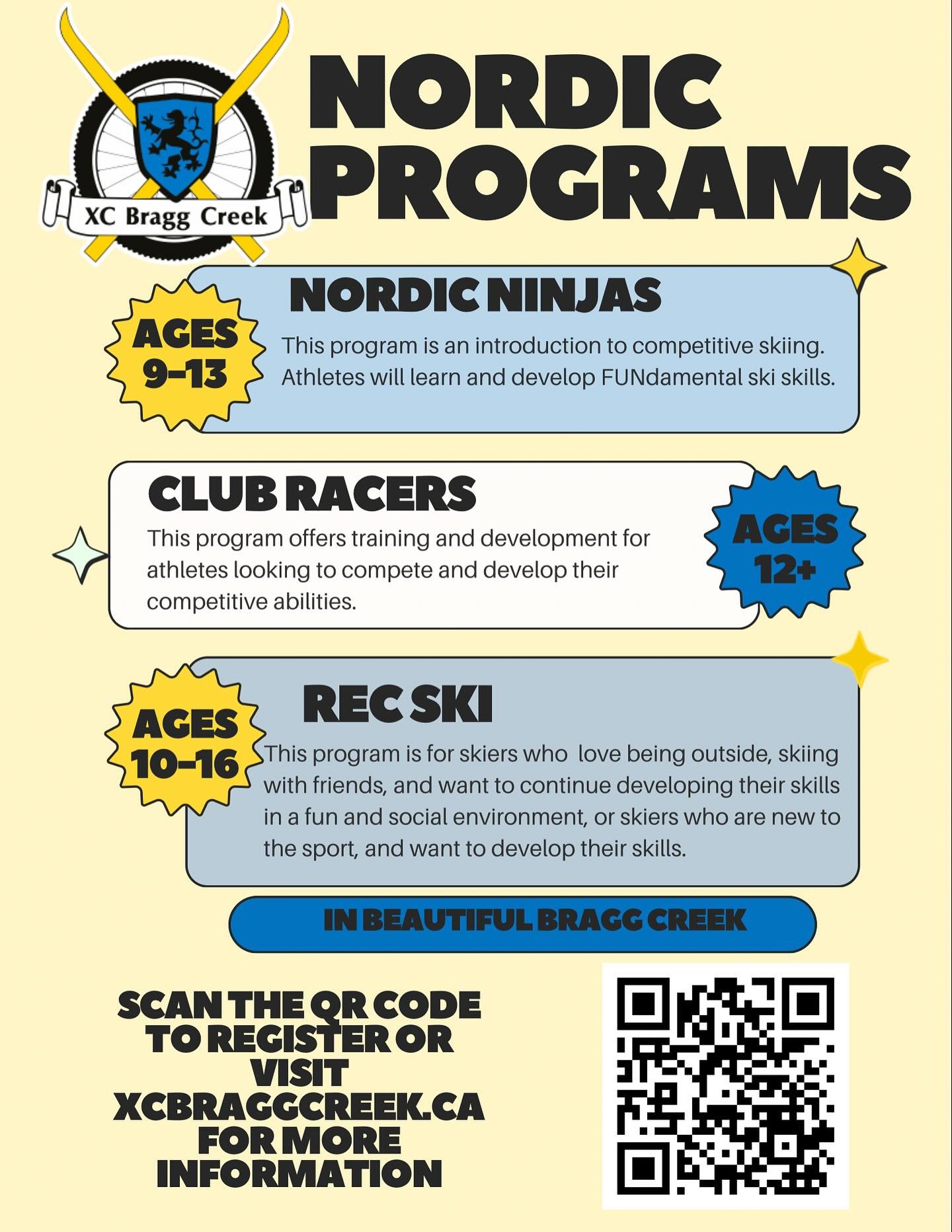 XCBC still has space in our Competitive and non competitive cross country ski programs! Link is in the bio! #xcbc #ski #braggcreektrails #skibraggcreek #nordiqalberta #nordiqcanada #yyc #crosscountryskiing #braggcreek #calgarycrosscountryski