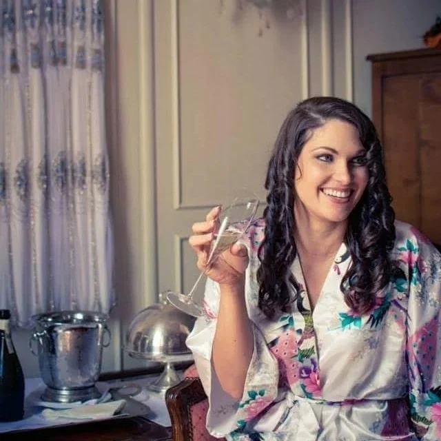 Sharing a calm moment of connection with a bride