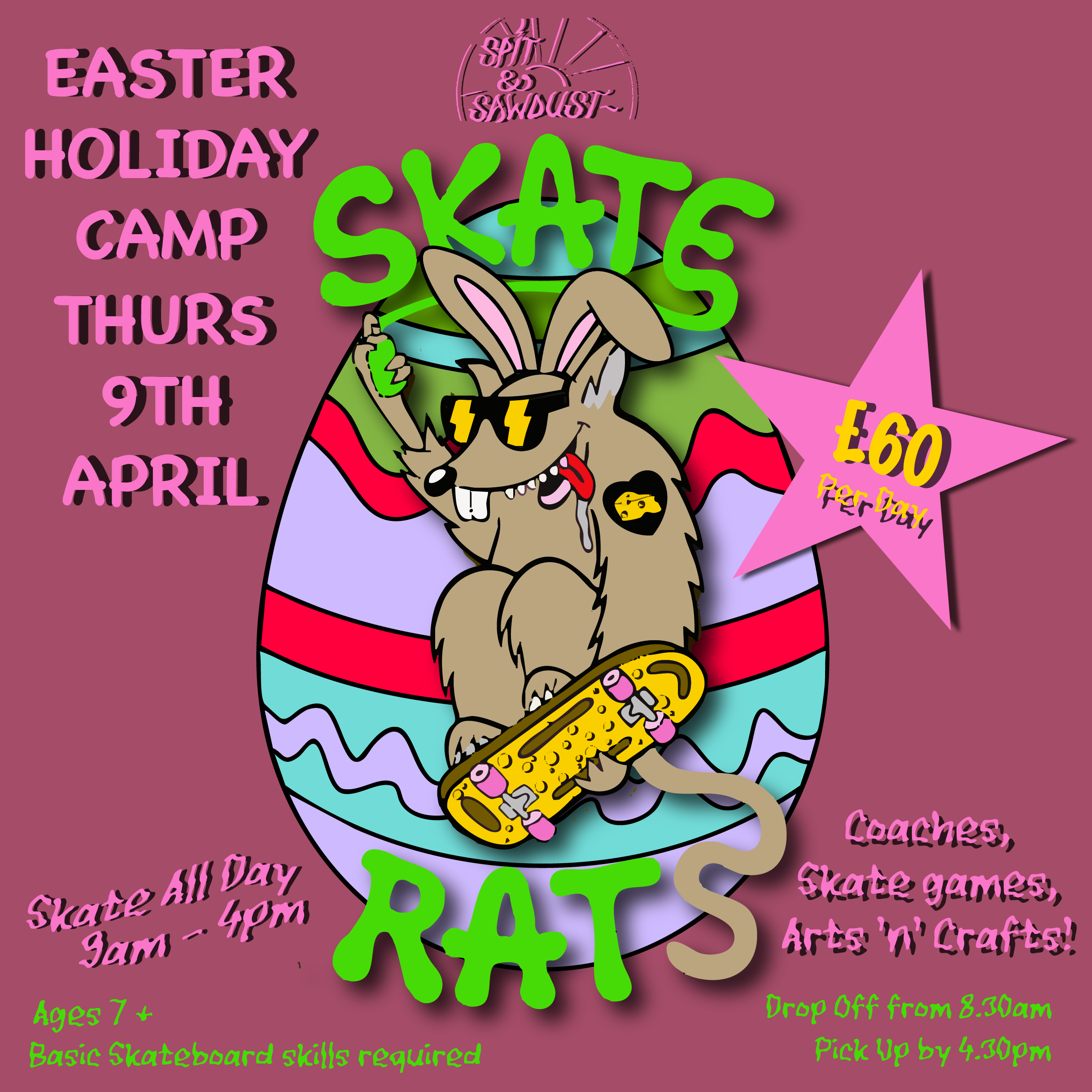 skate rats easter camp