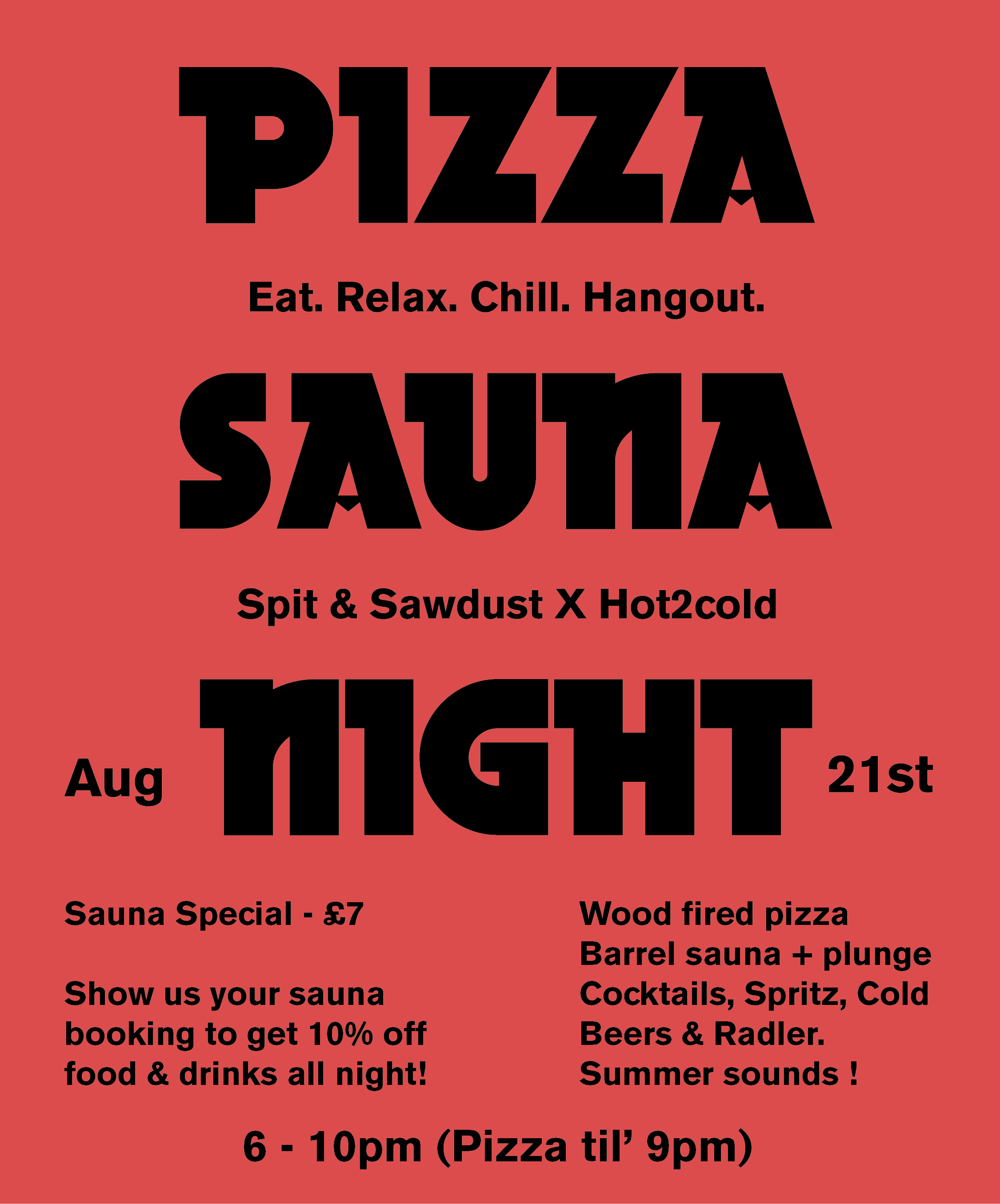 pizza X sauna night II
