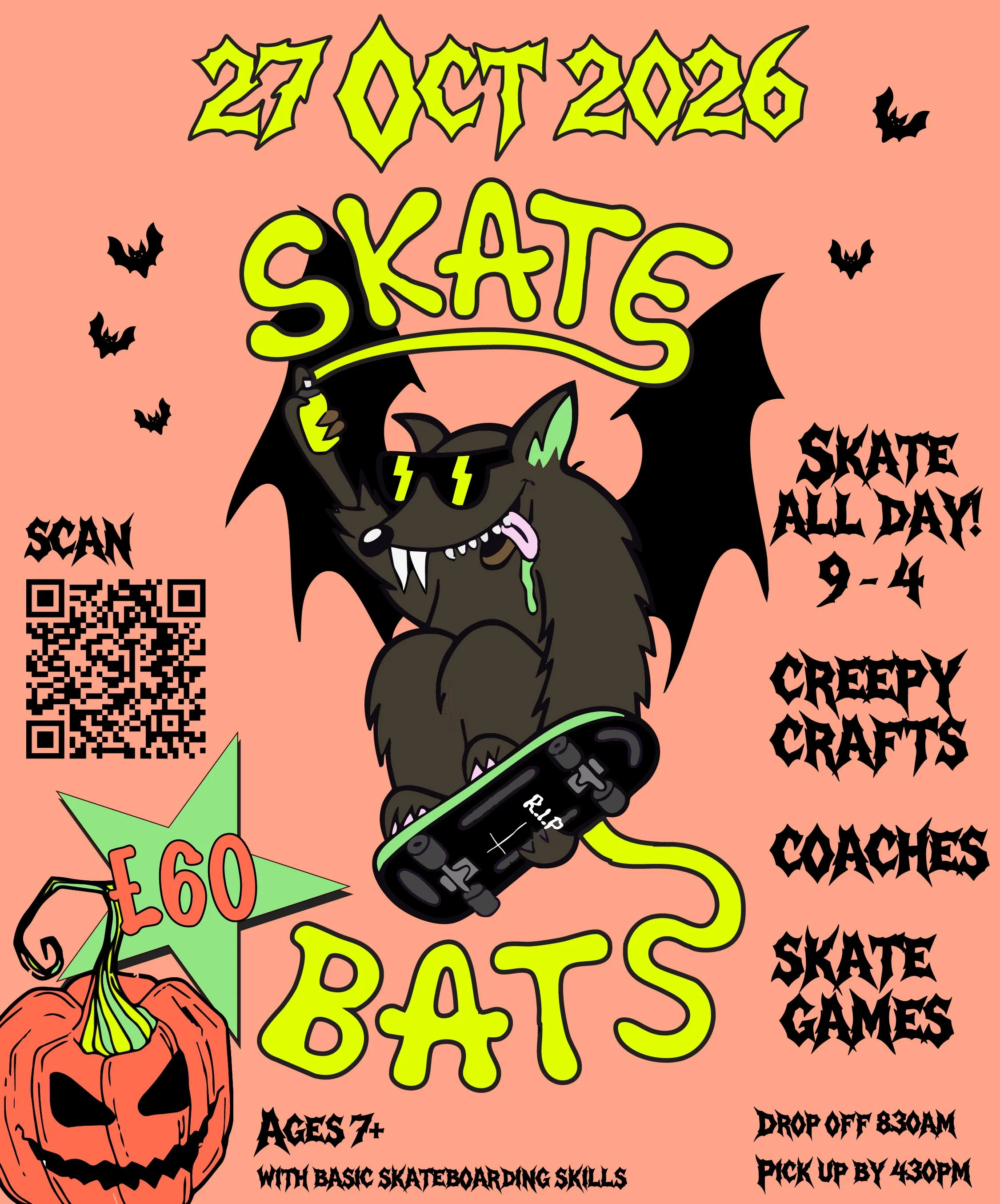 skate bats day camp