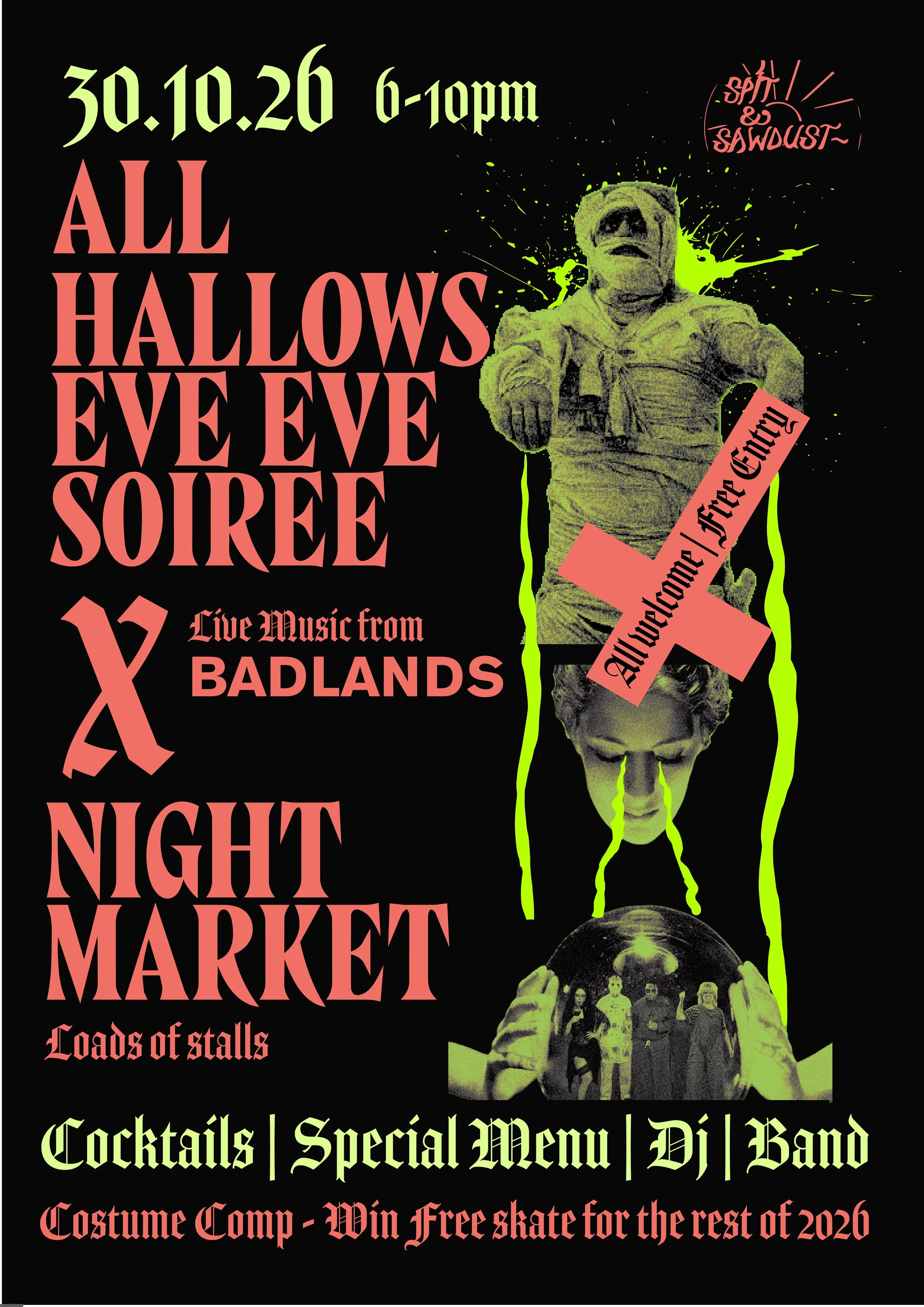 all hallows eve eve soiree X night market