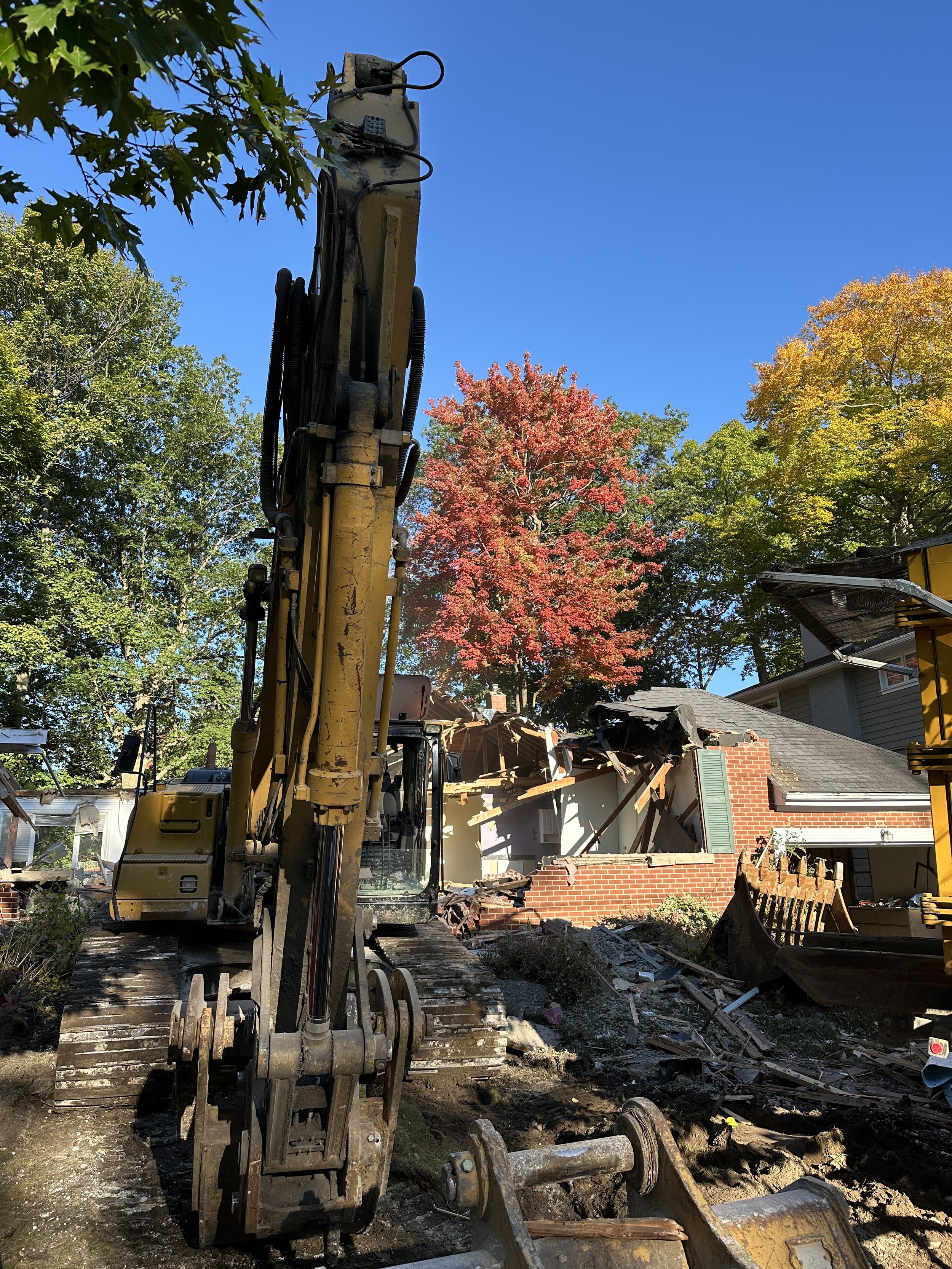 Preparing the Ground for Two Custom Brejnik Homes
