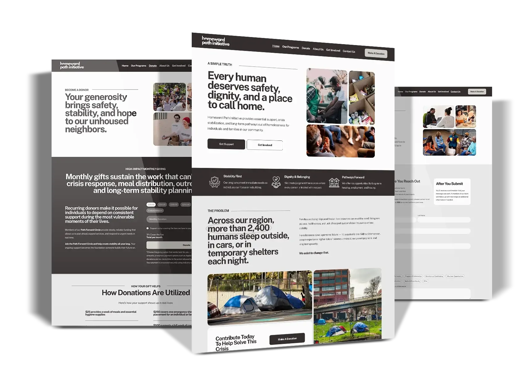 Homeward Path Starter Squarespace Template (5 pages)