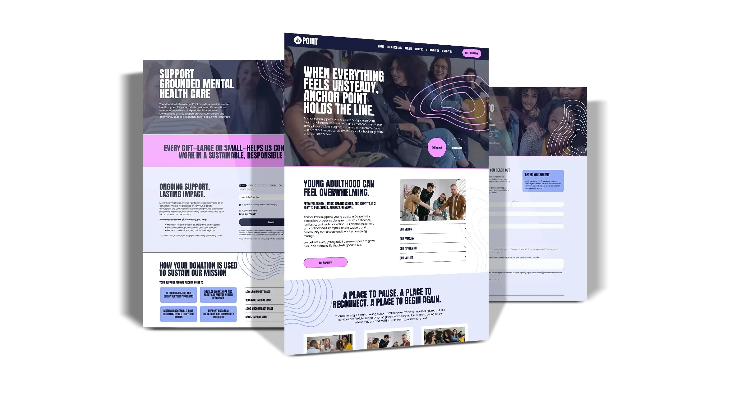 Anchor Point Starter Squarespace Template (5 Pages)