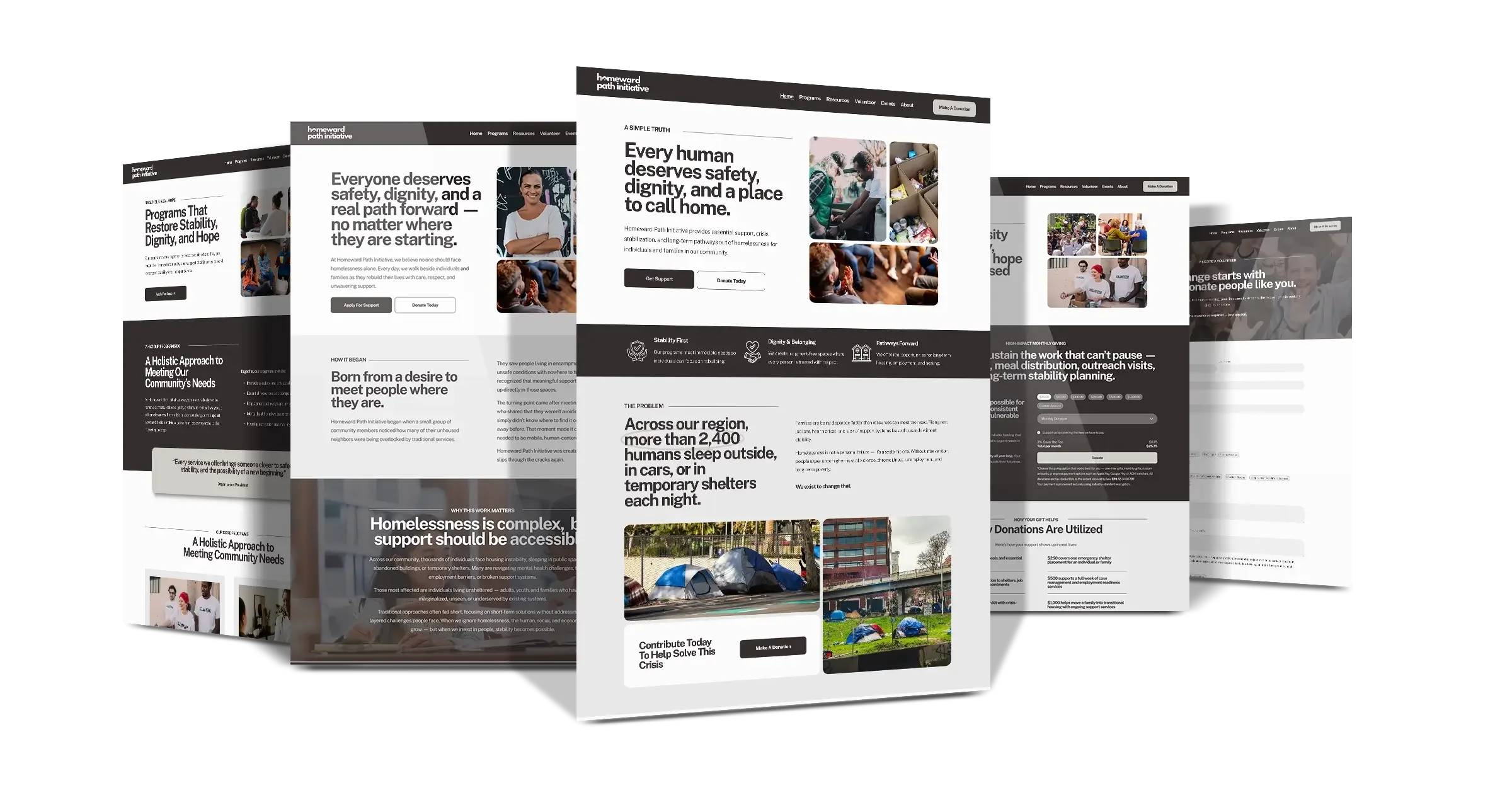 Homeward Path Full Squarespace Template (20 pages)
