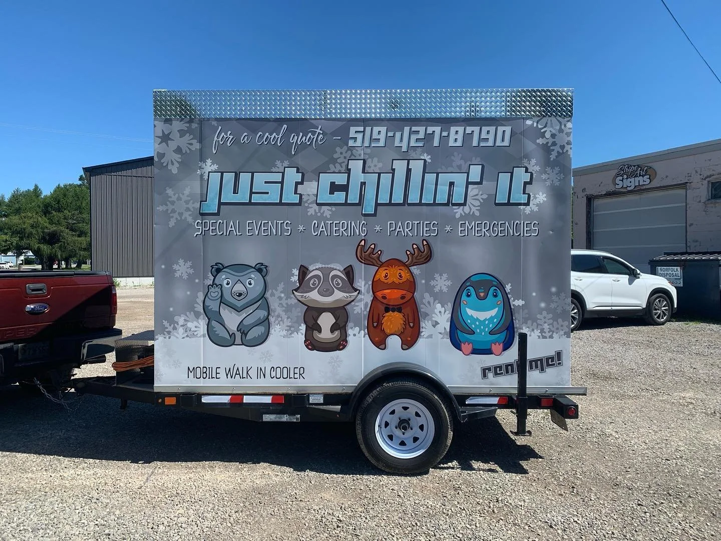 🚨NEW WRAP ALERT 🚨 
❄️Just Chillin&rsquo; it❄️
Just finished this fun trailer wrap!
If you need to keep things cool for your big event, give Just chillin&rsquo; it a shout!
They&rsquo;ll keep you chilled ❄️😎

#wrap #vinylwrap #3Mwraps #vehiclewraps