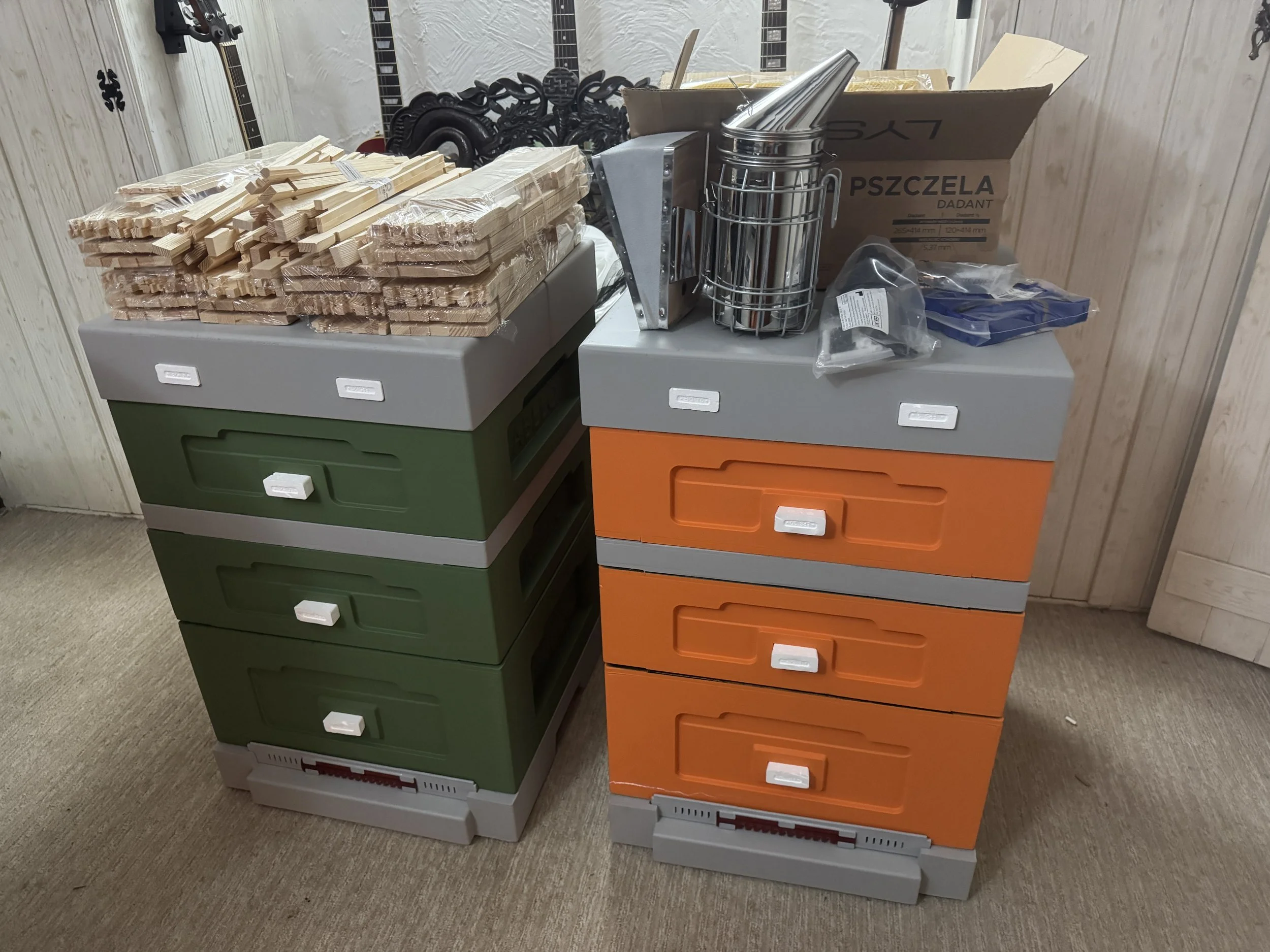 New hives being put together for 2026