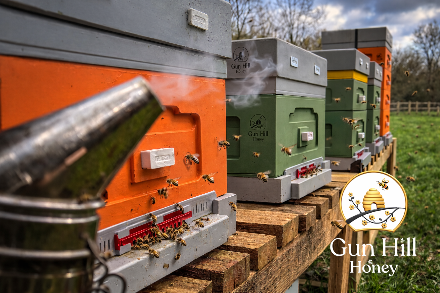 Busy spring time hives