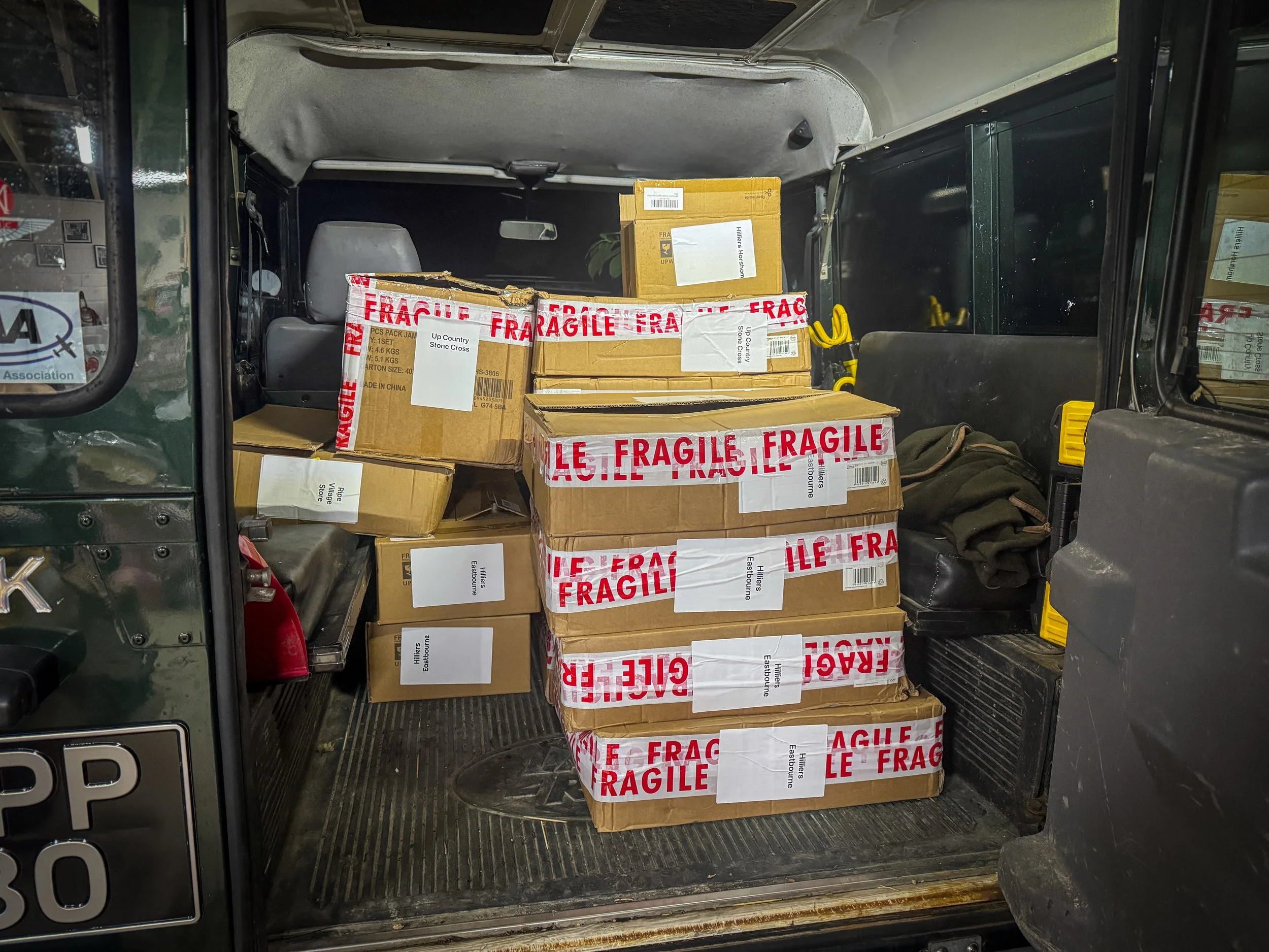 Another delivery going out
