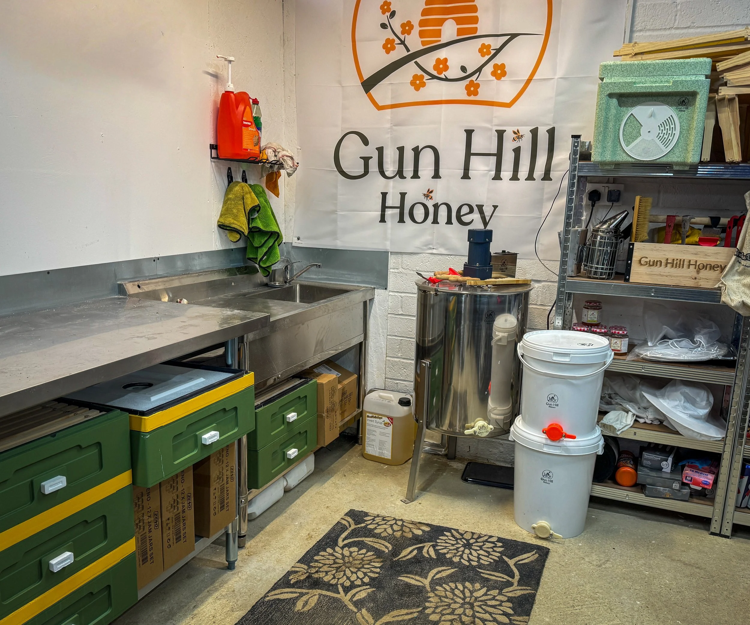 Our new processing room is taking shape