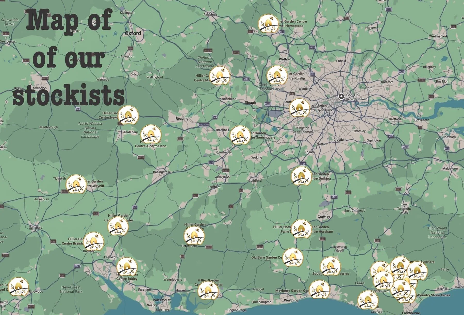 Our ever expanding retail outlet locations.